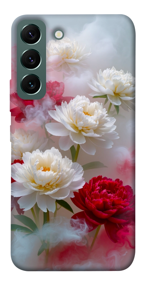 Чехол Red and white smoke для Galaxy S22