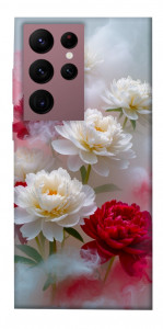 Чохол Red and white smoke для Galaxy S22 Ultra