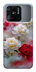 Чохол Red and white smoke для Xiaomi Redmi 10C