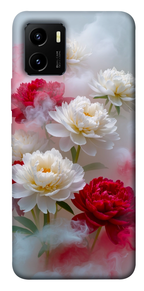 Чехол Red and white smoke для Vivo Y15s