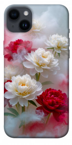 Чехол Red and white smoke для iPhone 14 Plus