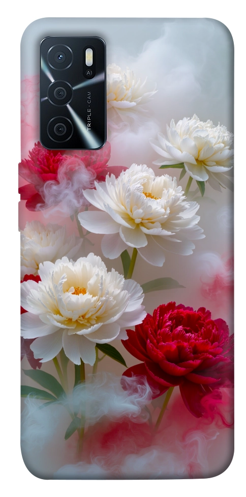 Чехол Red and white smoke для Oppo A16