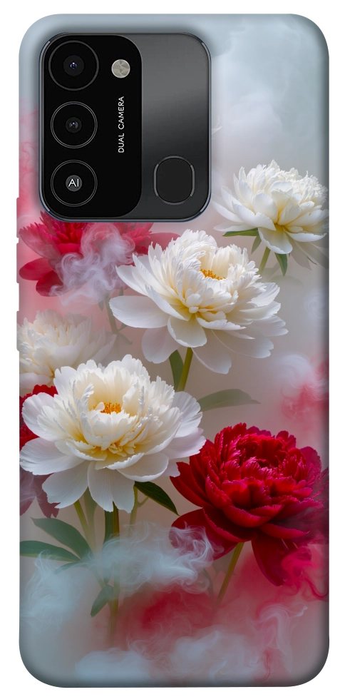 Чехол Red and white smoke для TECNO Spark Go 2022 (KG5m)