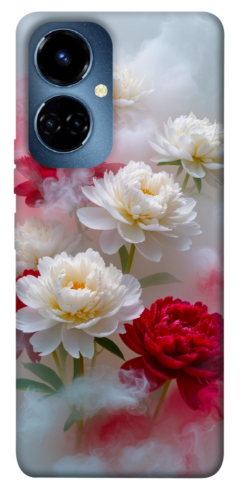 Чохол Red and white smoke для TECNO Camon 19 Pro (CI8n)