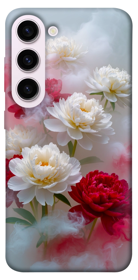 Чехол Red and white smoke для Galaxy S23+