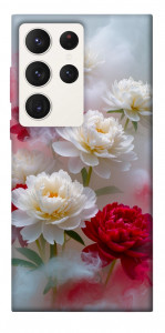 Чохол Red and white smoke для Galaxy S23 Ultra