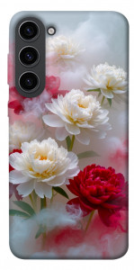 Чехол Red and white smoke для Galaxy S23