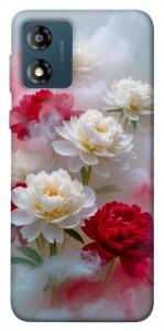 Чехол Red and white smoke для Motorola Moto E13