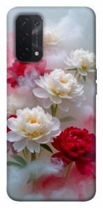 Чехол Red and white smoke для Oppo A74 5G
