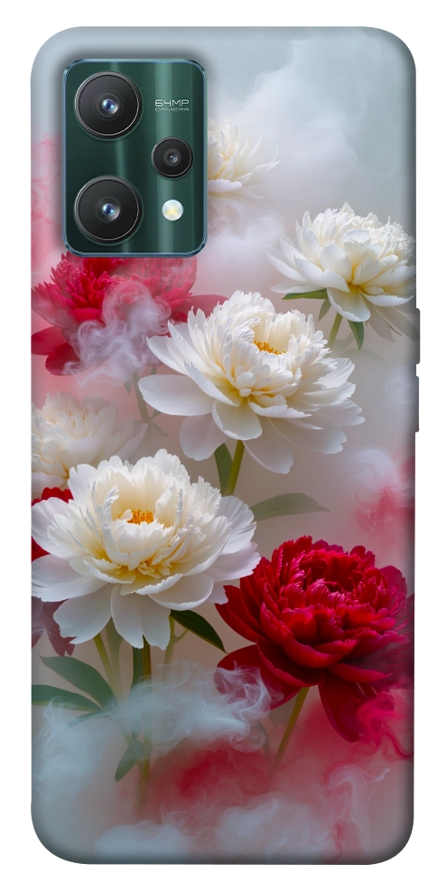 Чехол Red and white smoke для Realme 9 Pro