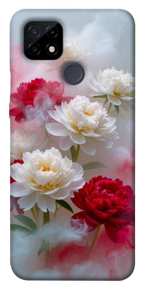 Чохол Red and white smoke для Realme C21