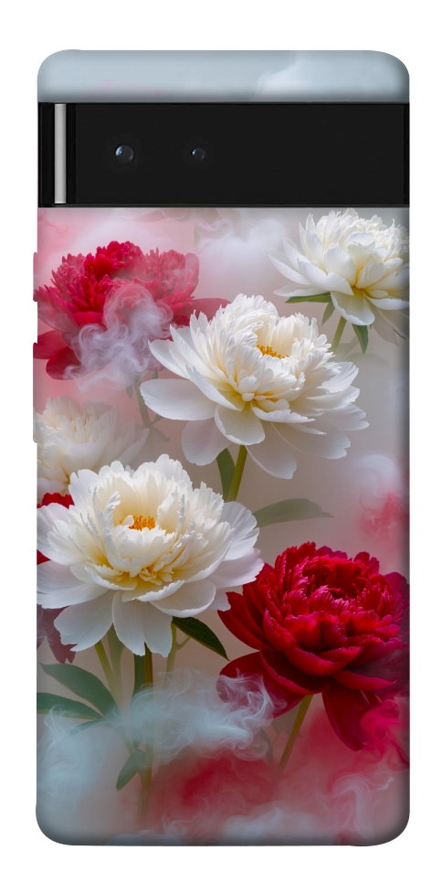 Чехол Red and white smoke для Google Pixel 6