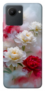 Чохол Red and white smoke для Realme C30s
