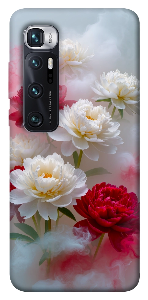 Чехол Red and white smoke для Xiaomi Mi 10 Ultra