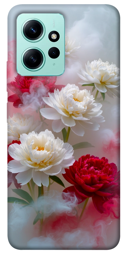 Чехол Red and white smoke для Xiaomi Redmi Note 12 4G