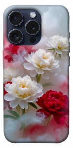 Чохол Red and white smoke для iPhone 15 Pro