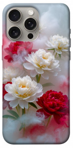 Чохол Red and white smoke для iPhone 15 Pro Max