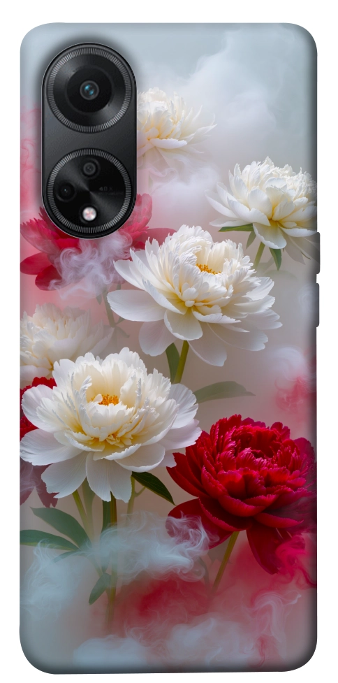 Чехол Red and white smoke для Oppo A98