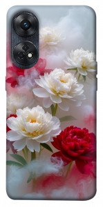 Чохол Red and white smoke для Oppo Reno 8 T 4G
