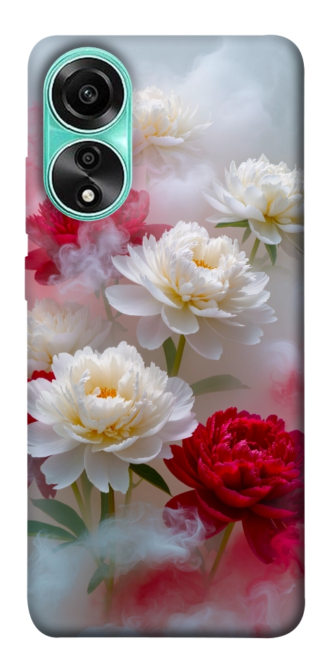 Чехол Red and white smoke для Oppo A78 4G