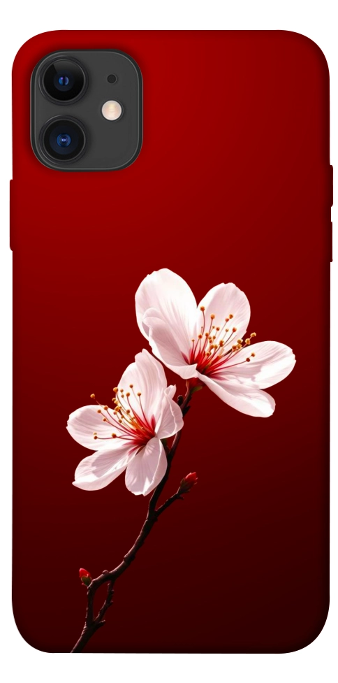 Чехол Sakura red для iPhone 11