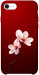 Чехол Sakura red для iPhone SE (2020)