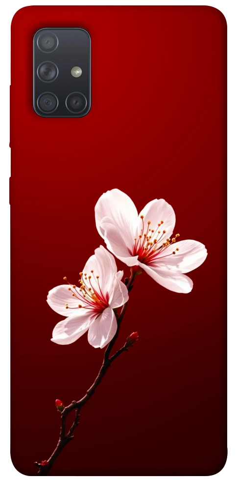 Чехол Sakura red для Galaxy A71 (2020)