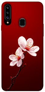Чехол Sakura red для Galaxy A20s (2019)