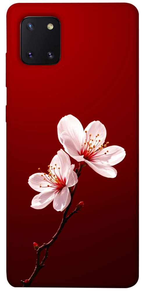 Чехол Sakura red для Galaxy Note 10 Lite (2020)
