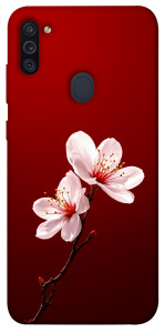 Чохол Sakura red для Galaxy M11 (2020)