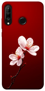 Чехол Sakura red для Huawei P30 Lite