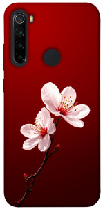 Чехол Sakura red для Xiaomi Redmi Note 8