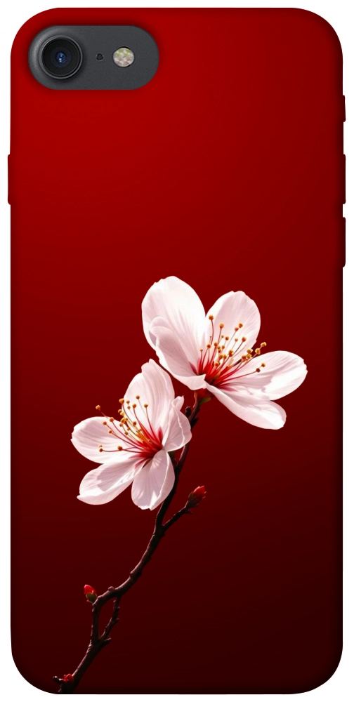 Чехол Sakura red для iPhone 8