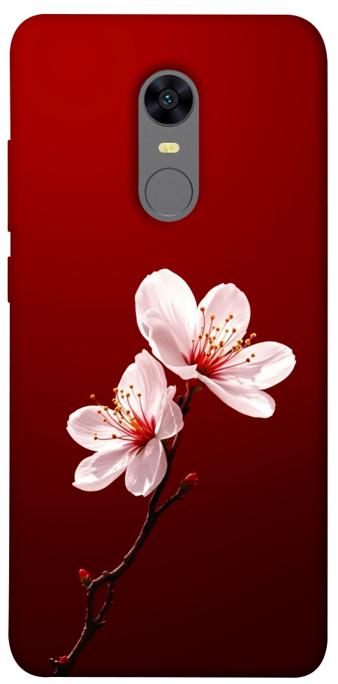 Чехол Sakura red для Xiaomi Redmi Note 5 (Single Camera)