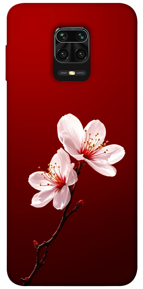 Чехол Sakura red для Xiaomi Redmi Note 9 Pro