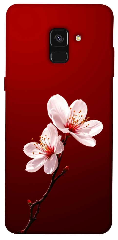 Чохол Sakura red для Galaxy A8 (2018)