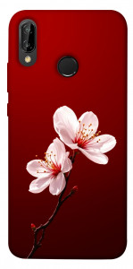Чехол Sakura red для Huawei P20 Lite