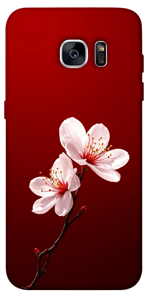 Чохол Sakura red для Galaxy S7 Edge