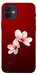 Чехол Sakura red для iPhone 12