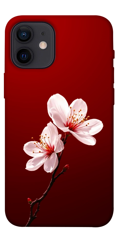 Чехол Sakura red для iPhone 12 mini