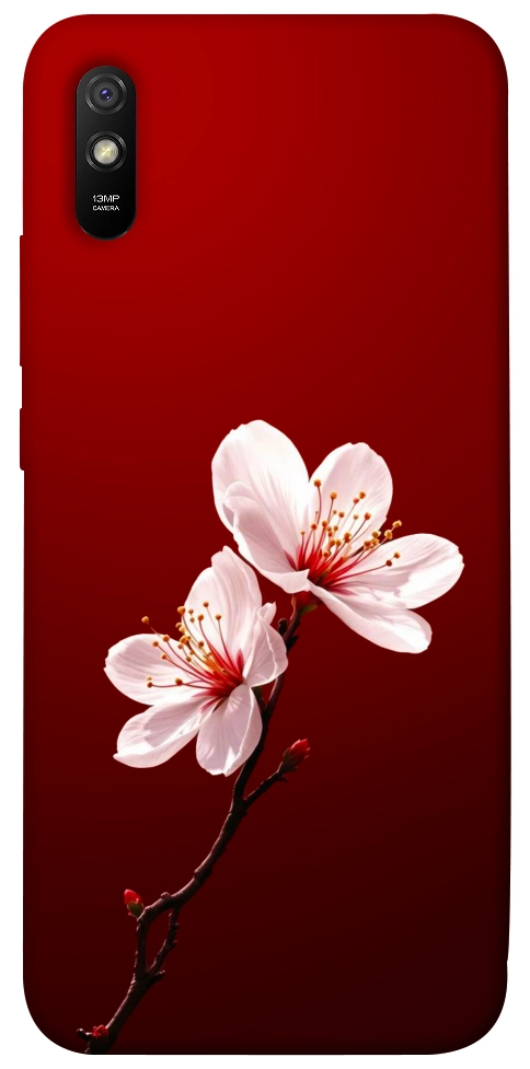 Чехол Sakura red для Xiaomi Redmi 9A