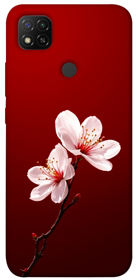 Чехол Sakura red для Xiaomi Redmi 9C