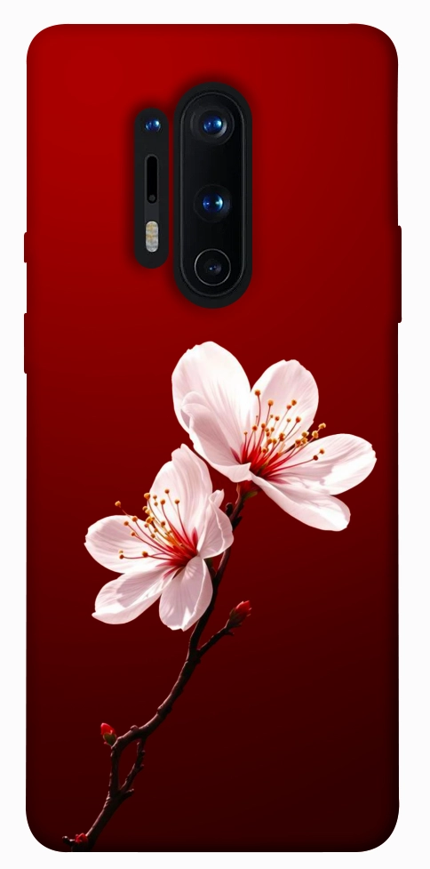 Чехол Sakura red для OnePlus 8 Pro