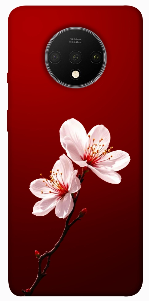 Чехол Sakura red для OnePlus 7T
