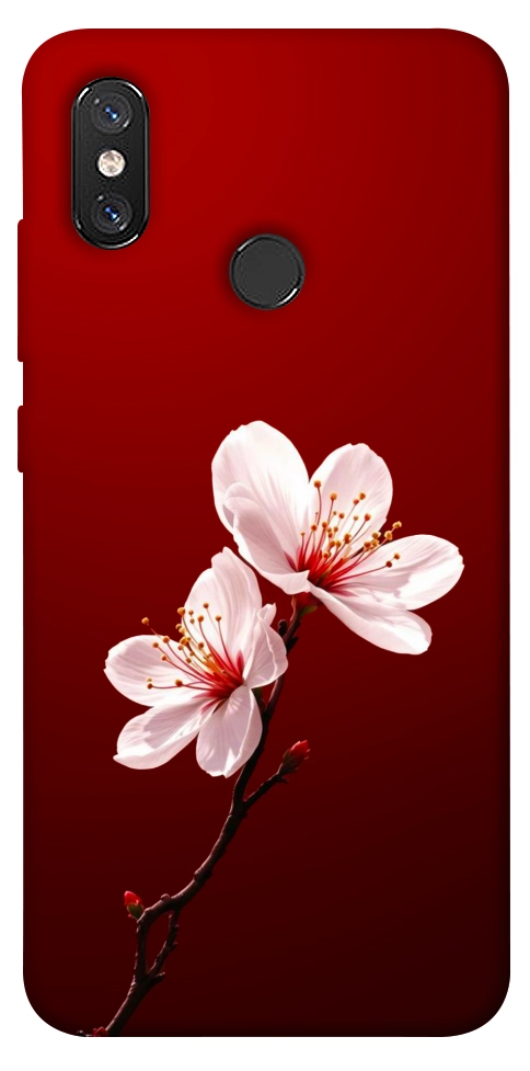 Чехол Sakura red для Xiaomi Mi 8