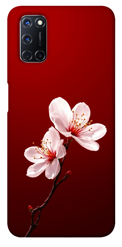 Чехол Sakura red для Oppo A92