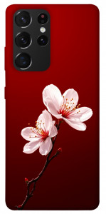 Чехол Sakura red для Galaxy S21 Ultra