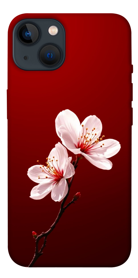 Чехол Sakura red для iPhone 13
