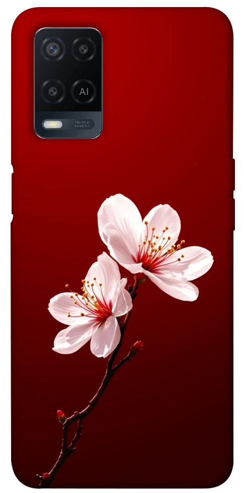 Чехол Sakura red для Oppo A54 4G