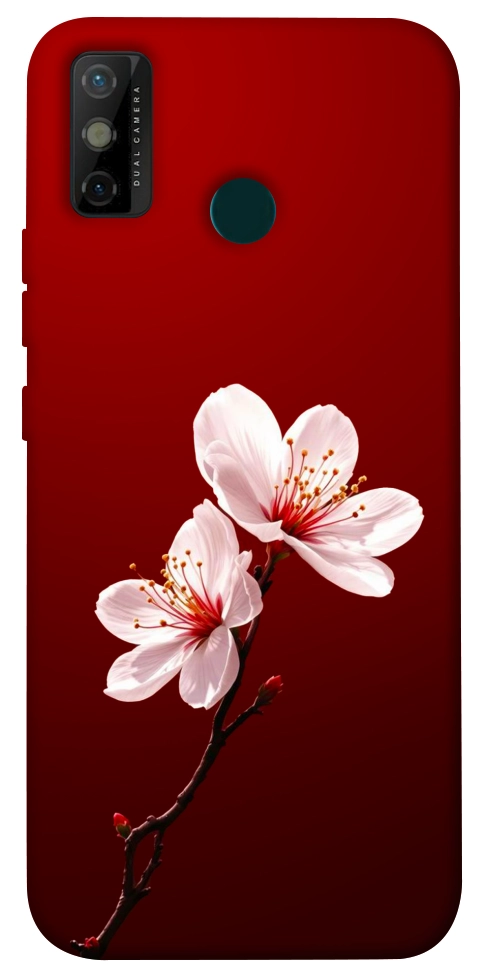 Чехол Sakura red для TECNO Spark 6 Go